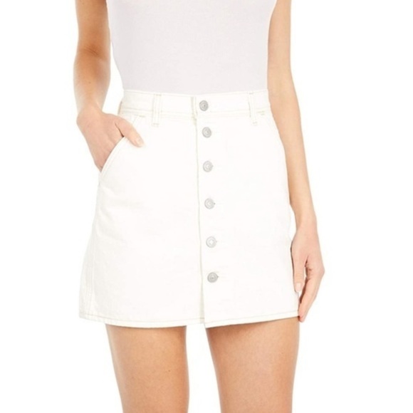 Levi's® Premium Button Front Utility Skirt - Picture 1 of 9